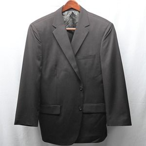 Joseph‎ Feiss 46R Brown Superfine Wool 2 Button Blazer Suit Jacket Sport Coat
